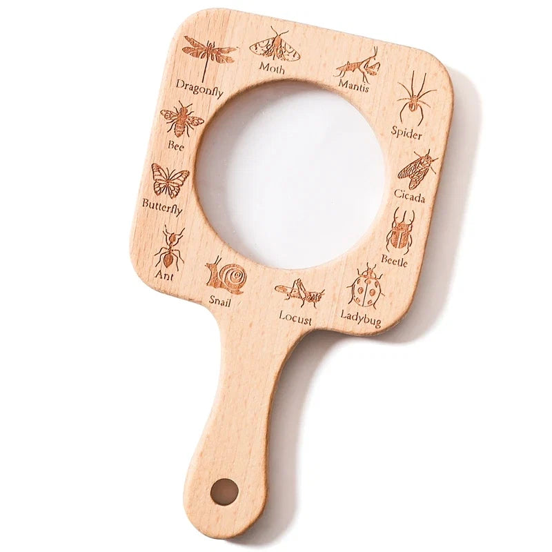Kit d'explorateur en plein air pour enfants : jeu d'aventure Montessori en bois