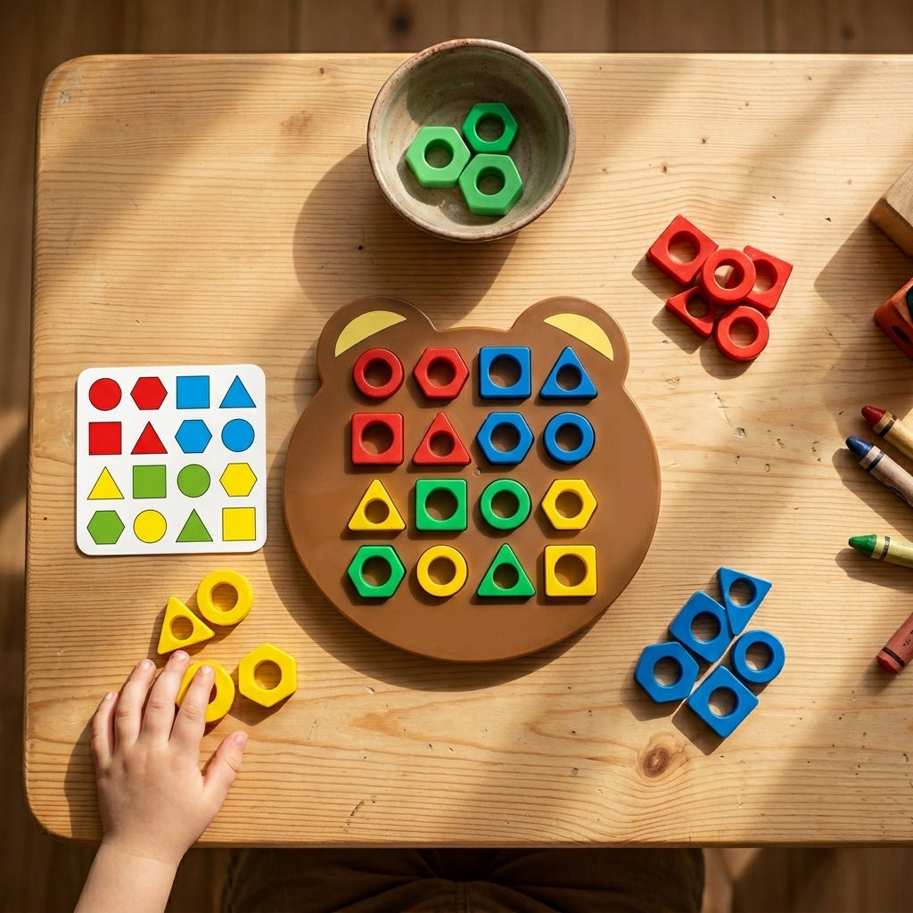 Puzzle Montessori Formes et Couleurs