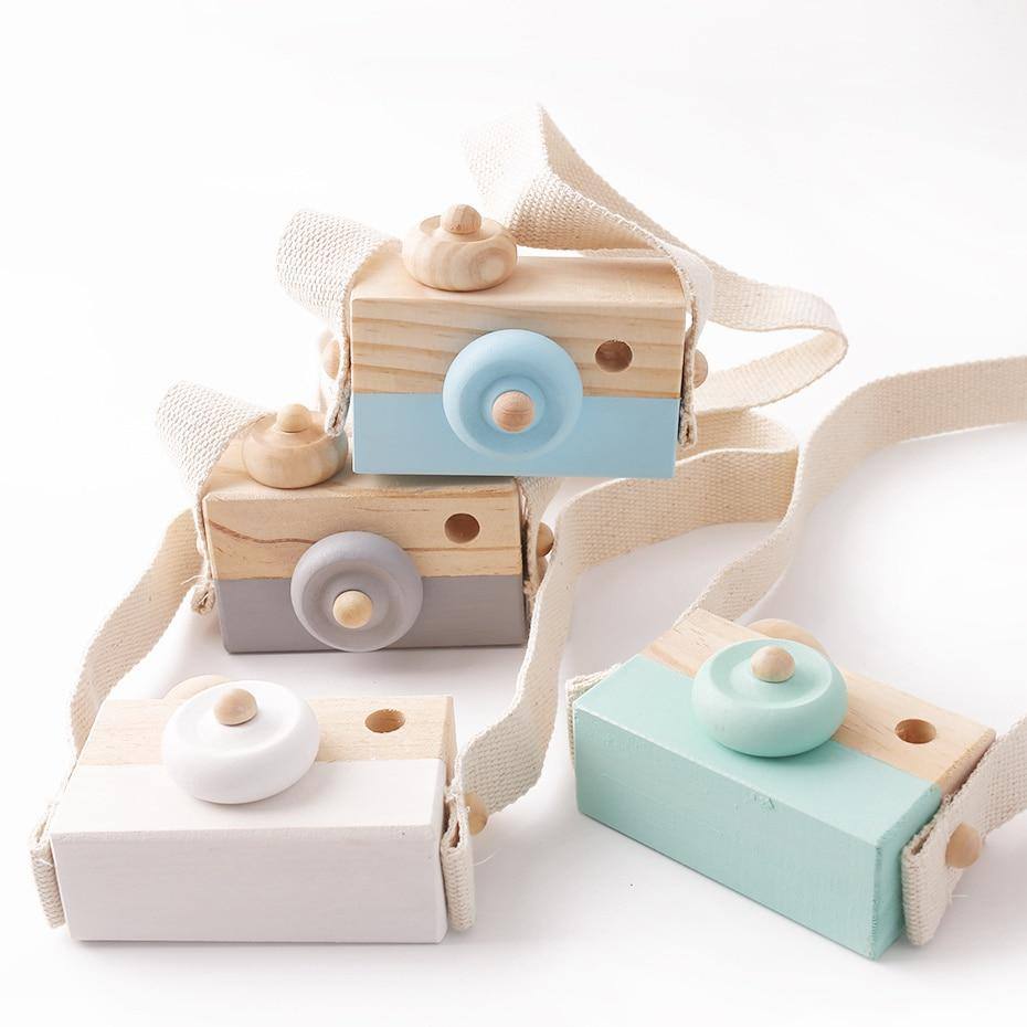 Appareil Photo en Bois Montessori Eco-friendly
