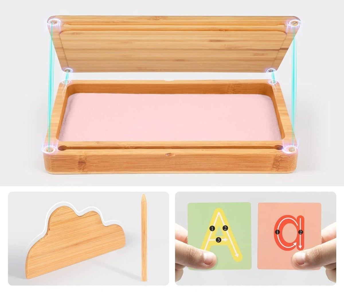 Plateau Montessori pour l'écriture et le dessin