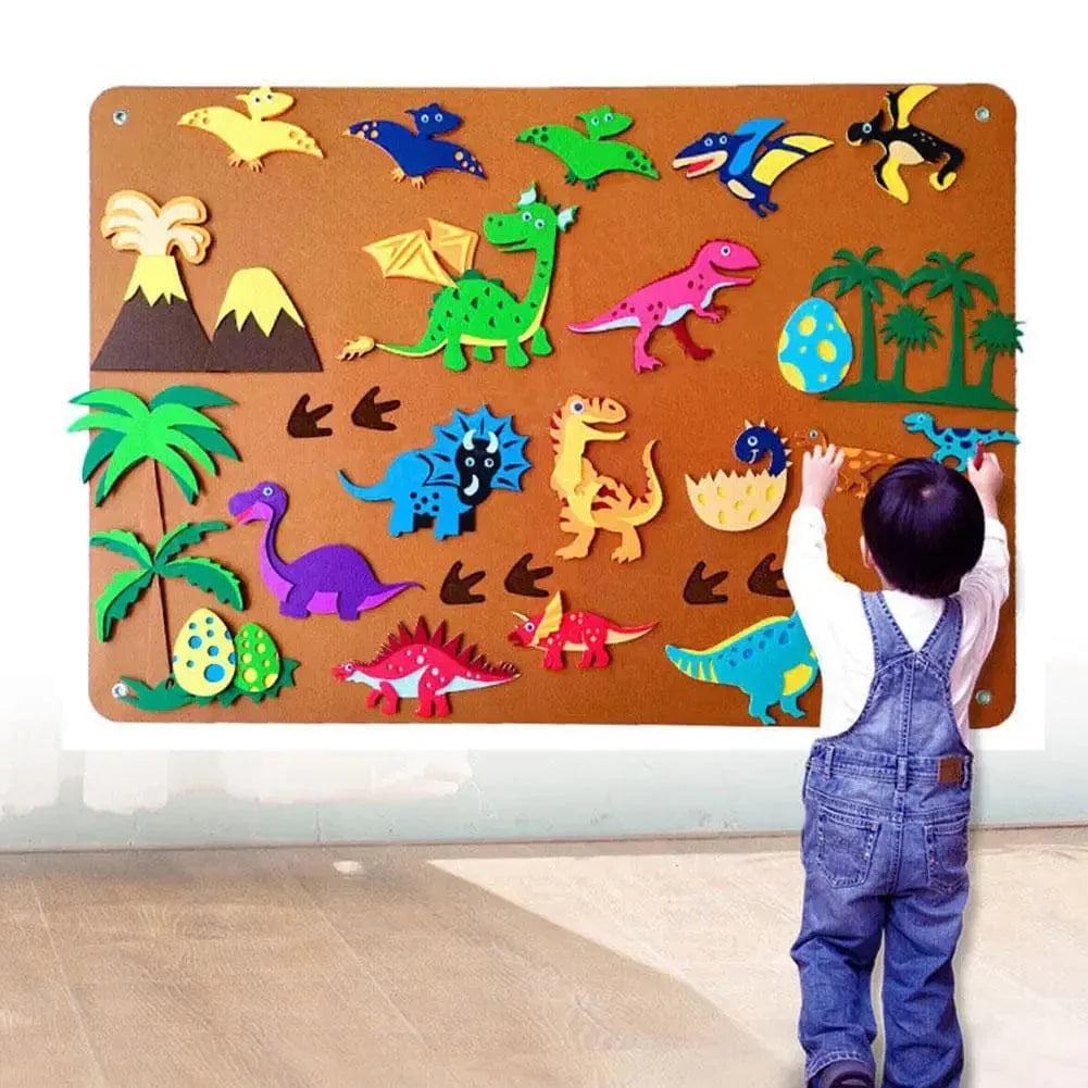 Tableau d'histoire Montessori en feutrine