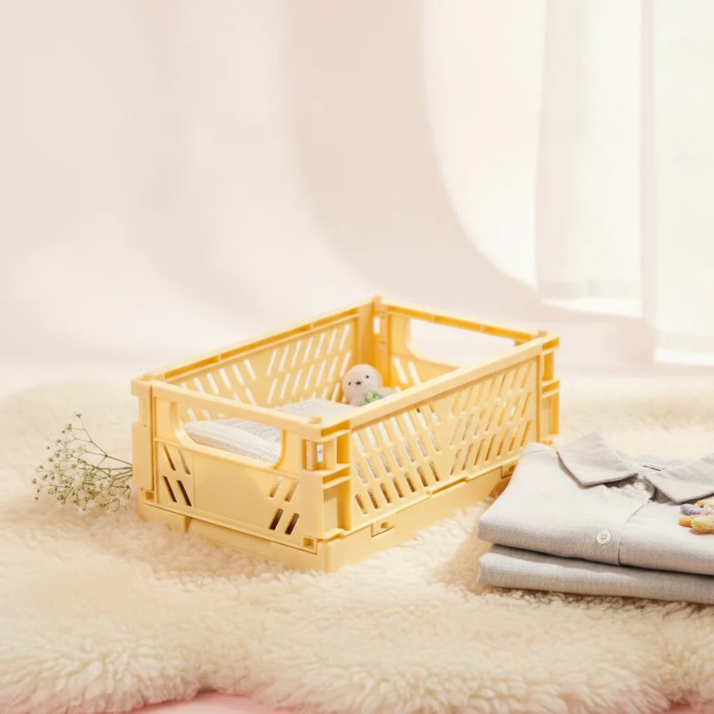 Panier pliable rangement malin