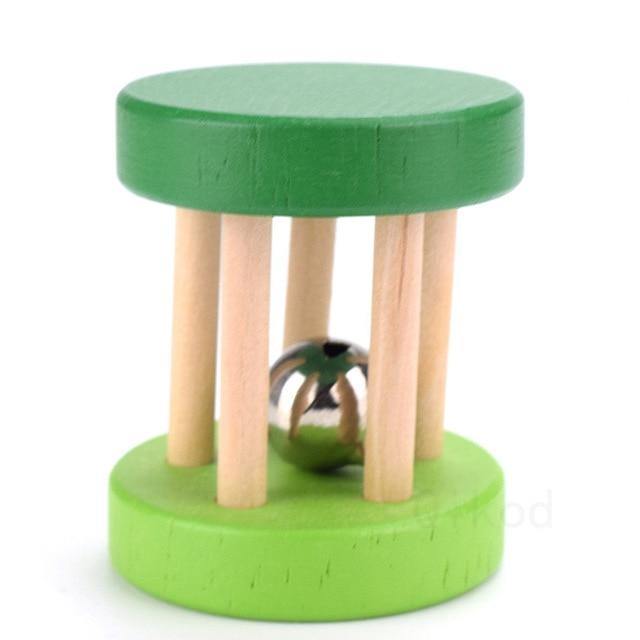 Hochet Grelot Vert Montessori Premium