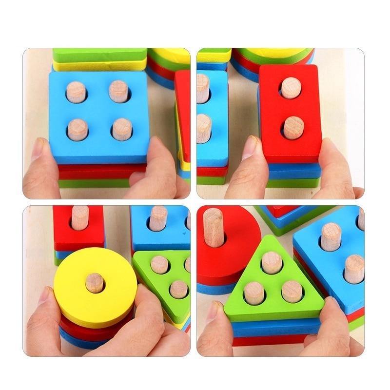 Plateau Montessori 4 Formes Montessori Plus