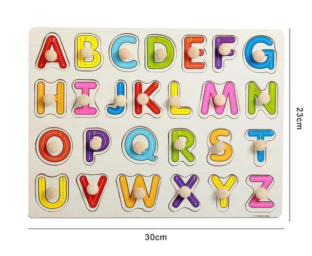 Plateau Alphabet Majuscule Montessori