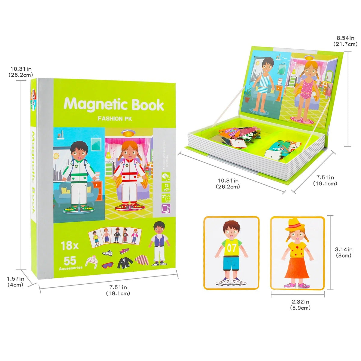 Puzzle Magnétique Garçon & Fille à Habiller | Jeu Éducatif Montessori 👦👧