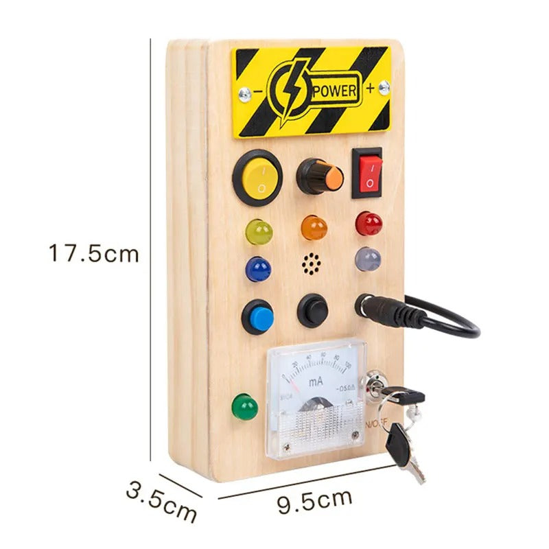 Tableau d'activités interactif Montessori avec LED