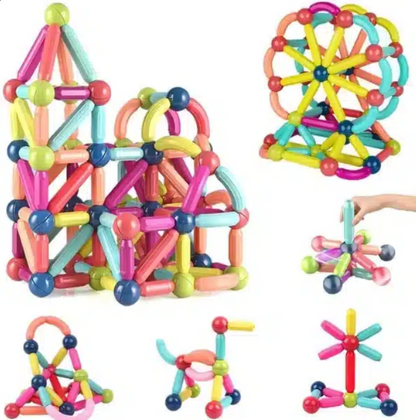 Jeu de Construction Magnétique STEM | Apprentissage et Créativité