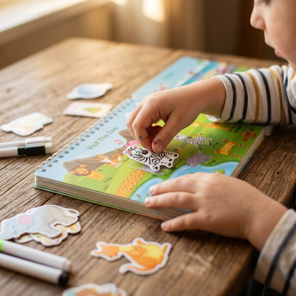 🎒 Busy Book Montessori – Livre d’Activités Éducatif Complet (Dès 2 ans)