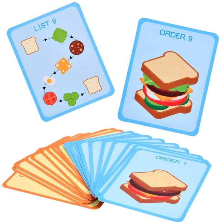 🍔 Jeu d'Empilage Hamburger Montessori – Stimulez la Créativité de Votre Enfant