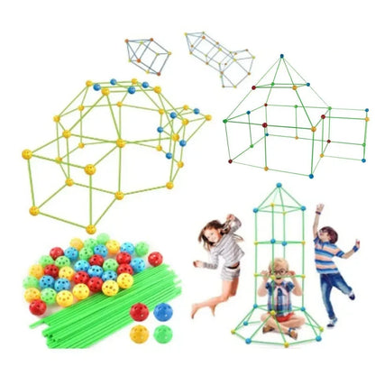 Kit de Construction Cabane Montessori – Jeu Éducatif et Créatif pour Enfant