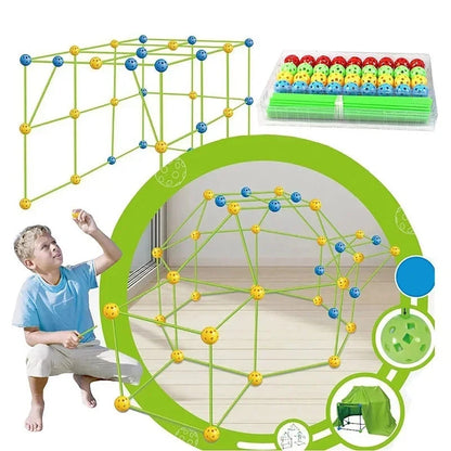 Kit de Construction Cabane Montessori – Jeu Éducatif et Créatif pour Enfant