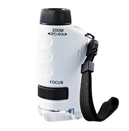 🔬 Microscope de Poche Portable pour Enfants – Grossissement jusqu'à 120x