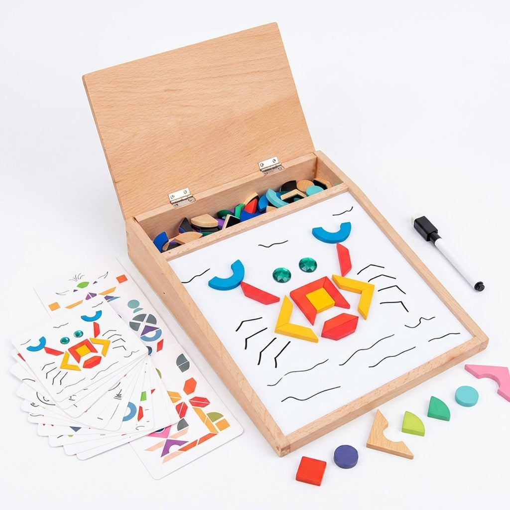 🧲 Puzzle Magnétique Montessori – Tableau Créatif & Éducatif pour Enfant