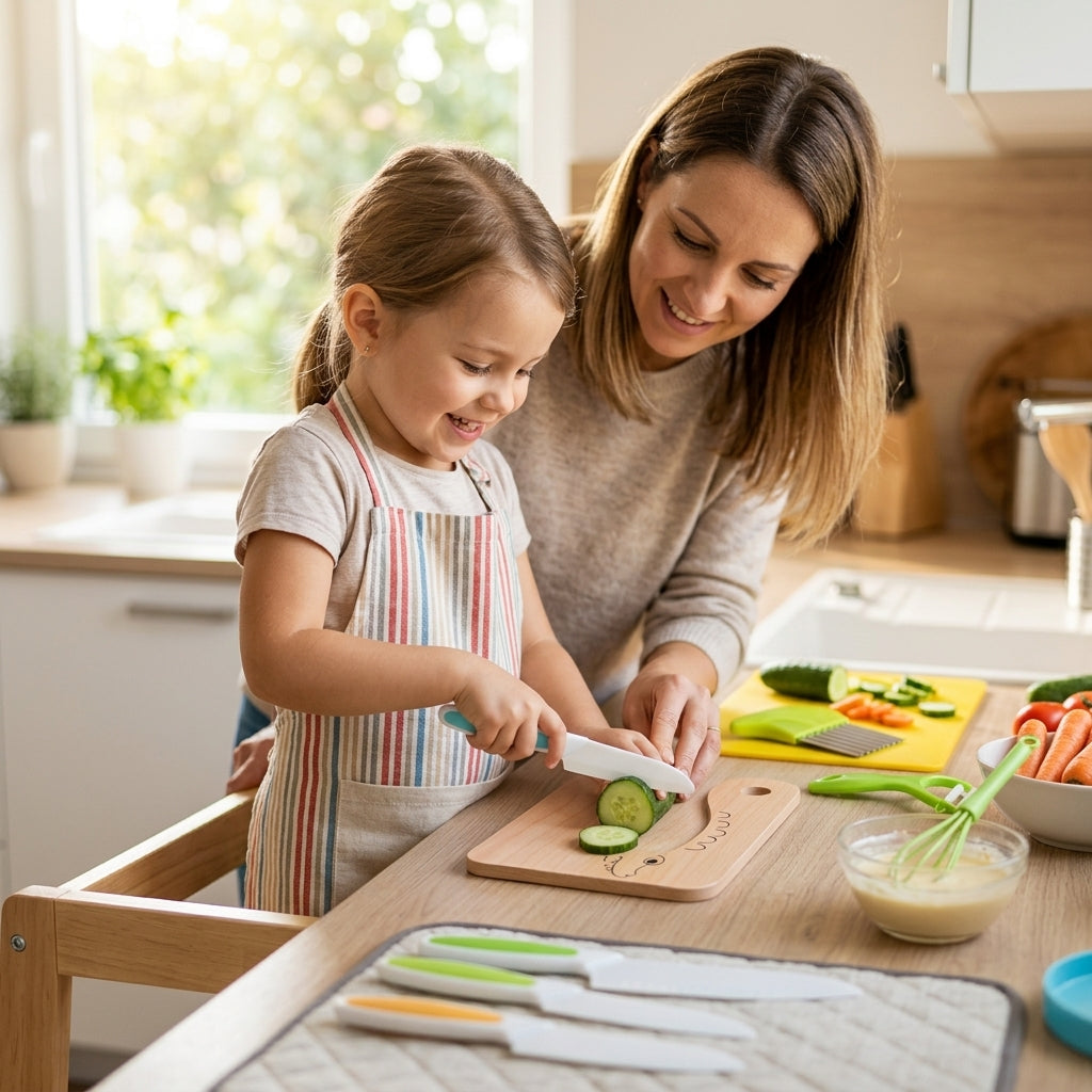 Couteaux Enfant – Kit de Cuisine 17 pièces