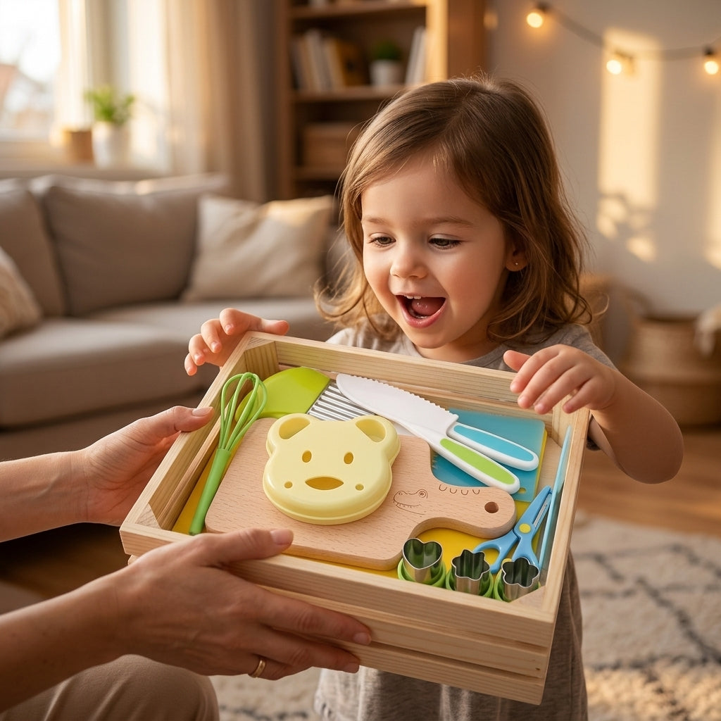 Couteaux Enfant – Kit de Cuisine 17 pièces