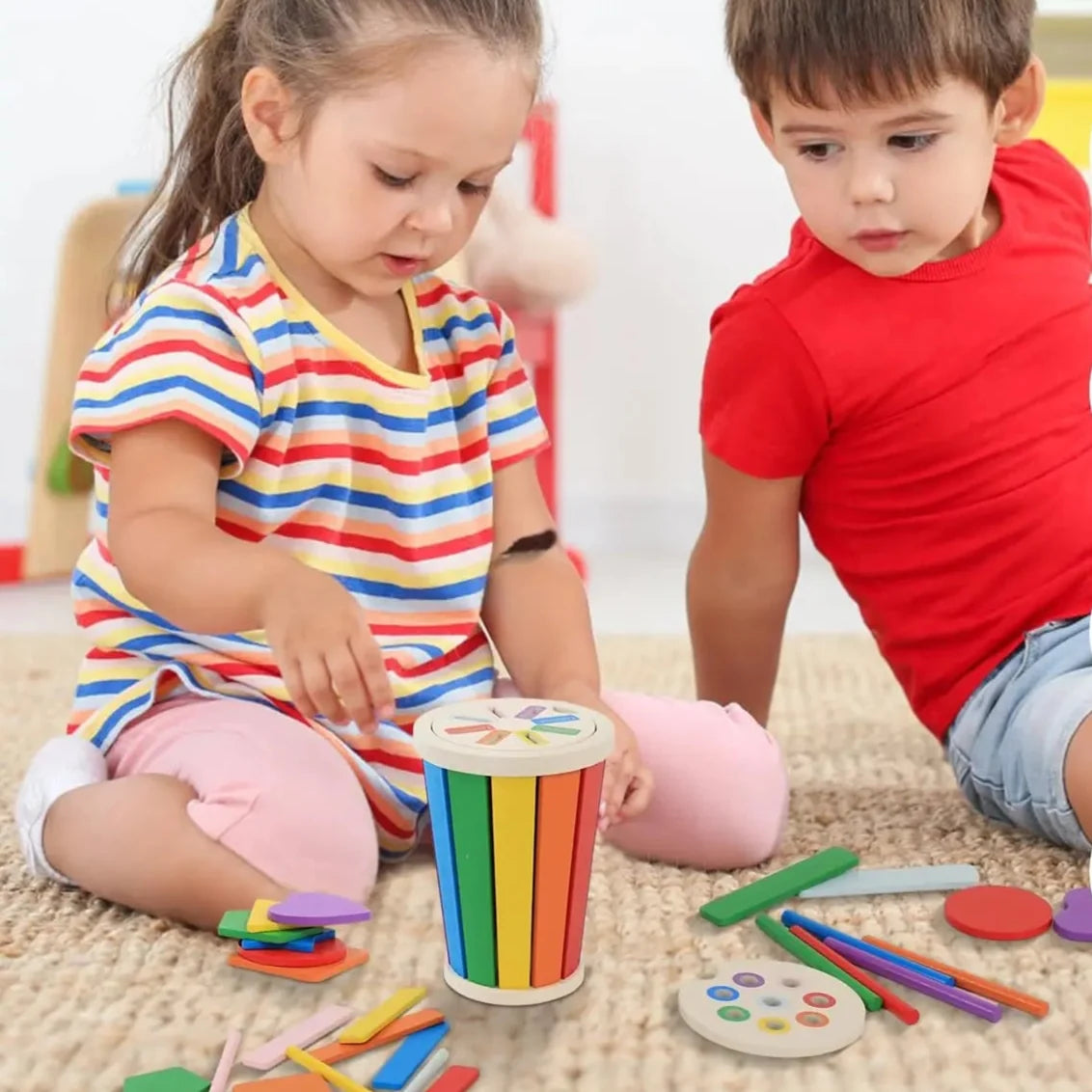 ColorPlay™ : Le Jouet Éducatif Montessori pour Apprendre en S’amusant