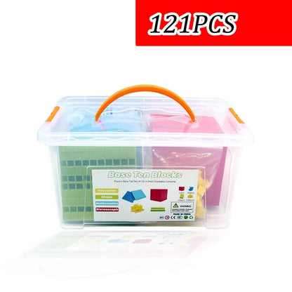 Cube mathématique décimal pour enfants - Jouets d'apprentissage numérique.