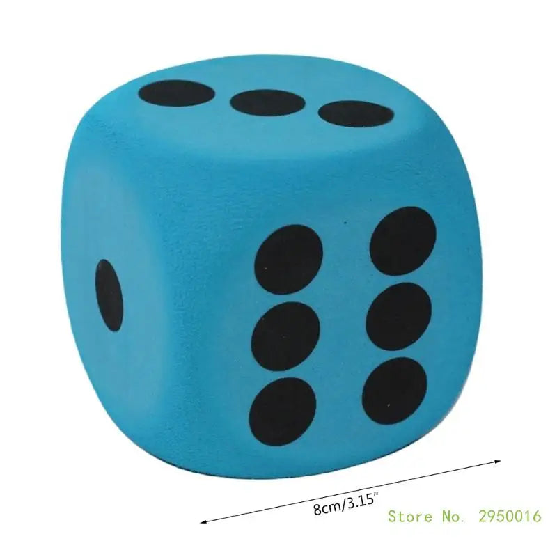🎲 Grand Dé en Mousse Éducatif 80mm – Couleurs Aléatoires | Jouet Mathématique Ludique pour Enfants