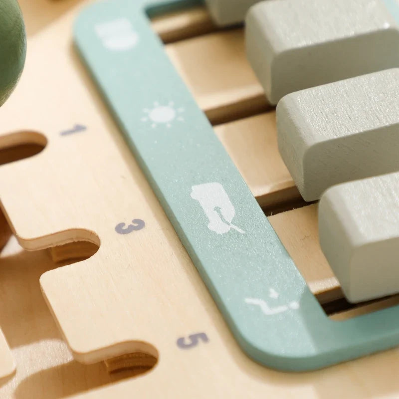 BusyBoard™ - Jouet Montessori 5-en-1 en Bois | Divers Designs et Activités