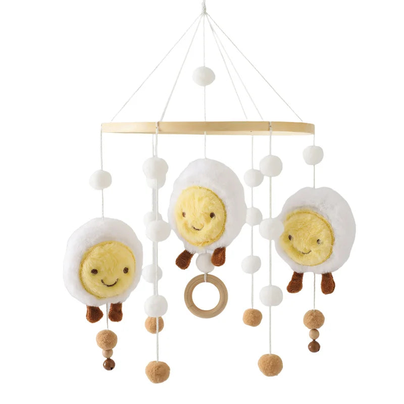 Mobile et Jouet de Naissance en Bois Montessori - Décoration et Eveil Sensoriel pour Bébé