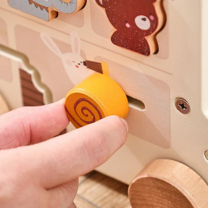 BusyBoard™ - Jouet Montessori 5-en-1 en Bois | Divers Designs et Activités
