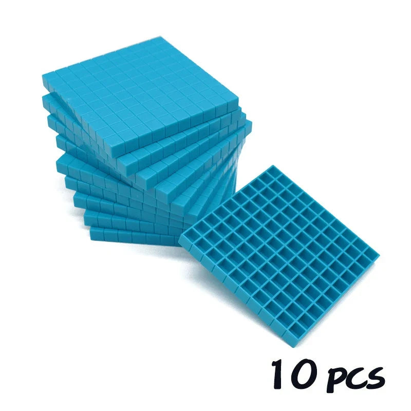 Cube mathématique décimal pour enfants - Jouets d'apprentissage numérique.
