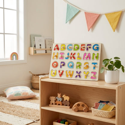 Plateau Alphabet Majuscule Montessori