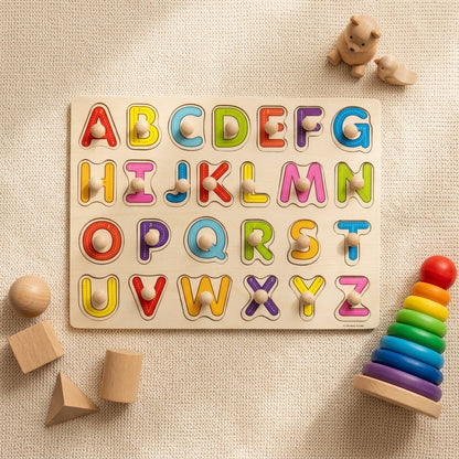 Plateau Alphabet Majuscule Montessori