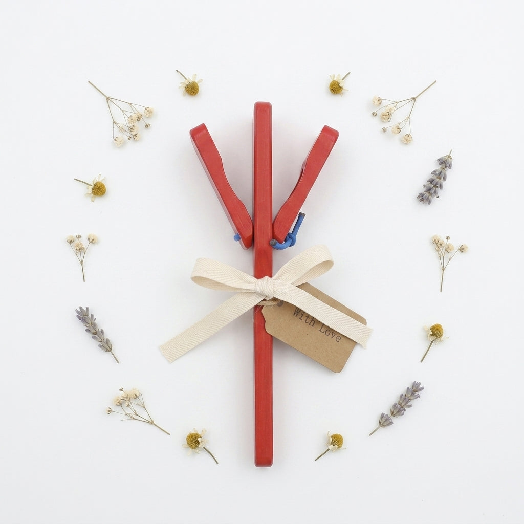 Castagnettes en Bois Enfant – Jouet Musical Montessori dès 1 an