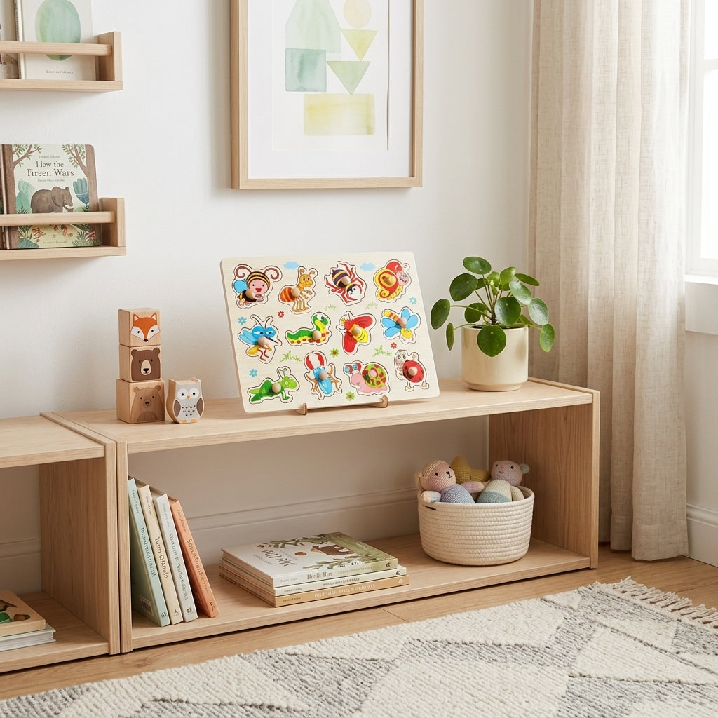 Plateau Montessori pour l'étude des insectes - Montessori