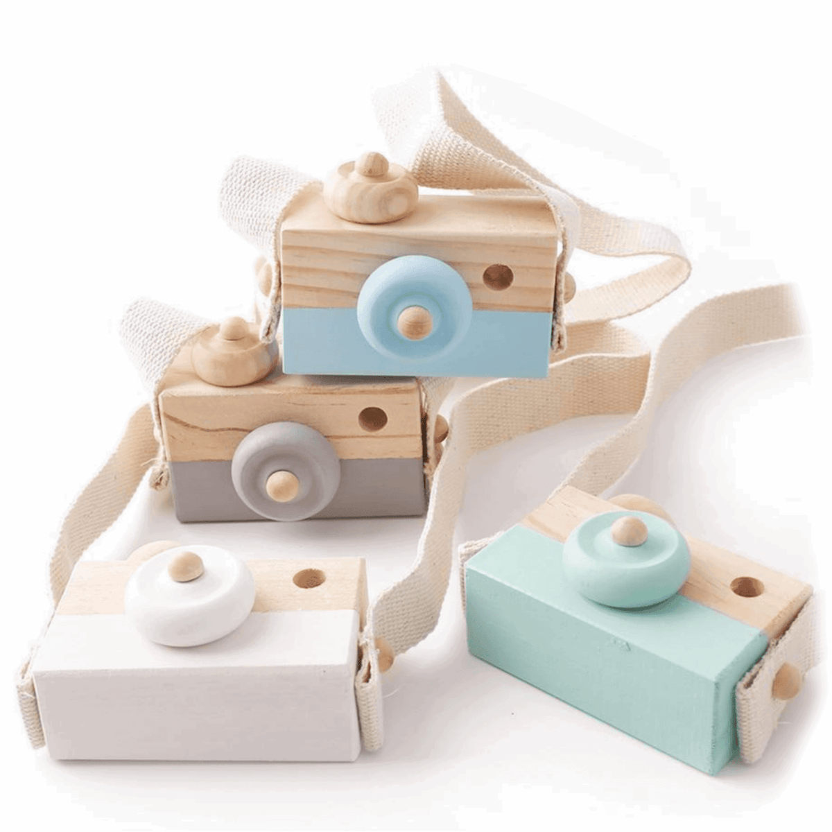 Appareil Photo en Bois Montessori Eco-friendly