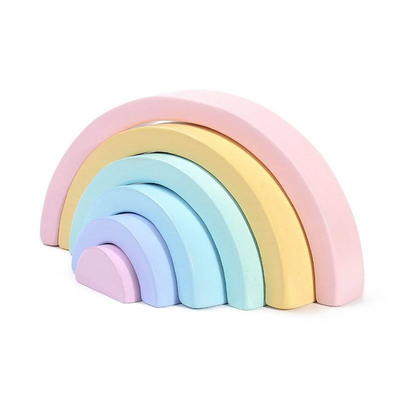 Arc-en-ciel Pastel Montessori Kids