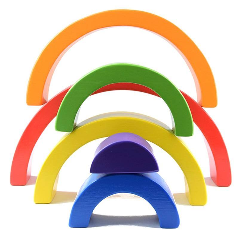 Arc-en-ciel Pastel Montessori Kids