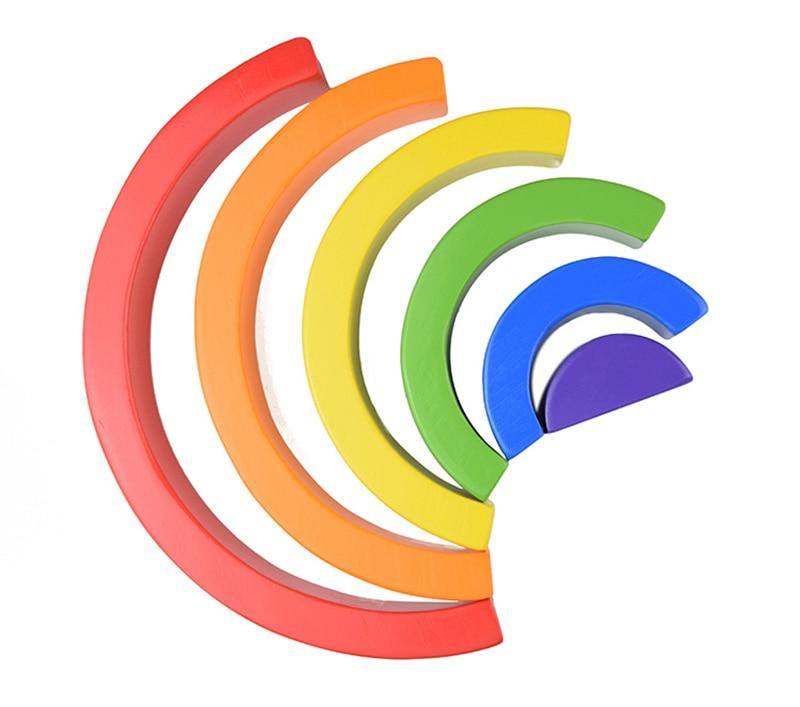 Arc-en-ciel Pastel Montessori Kids