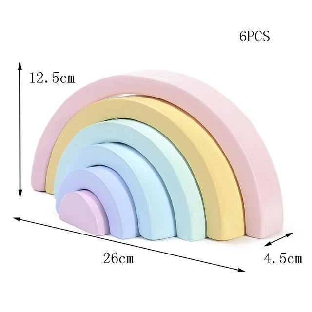 Arc-en-ciel Pastel Montessori Kids