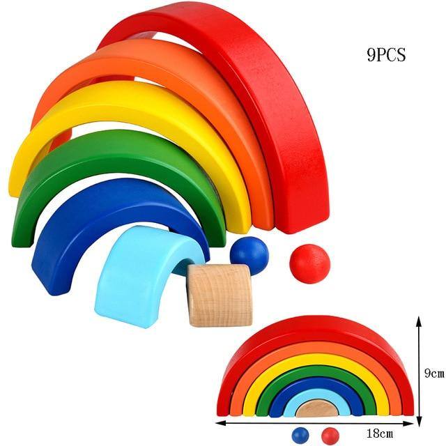 Arc-en-ciel Pastel Montessori Kids