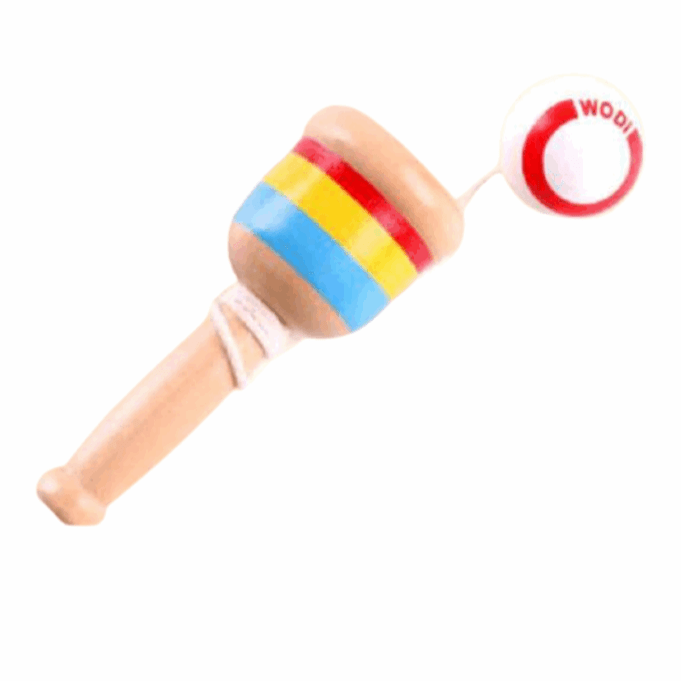 Bilboquet en Bois Montessori - Jouet de Qualité