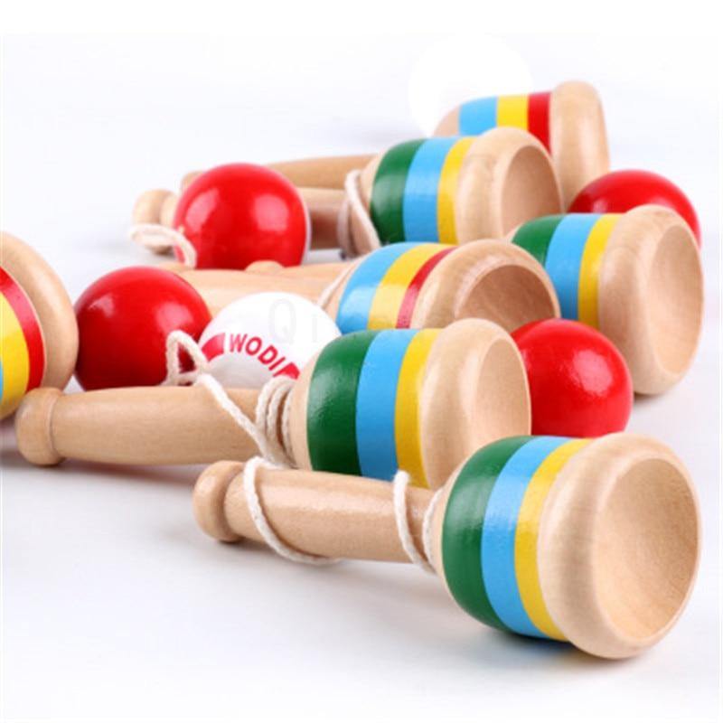 Bilboquet en Bois Montessori - Jouet de Qualité