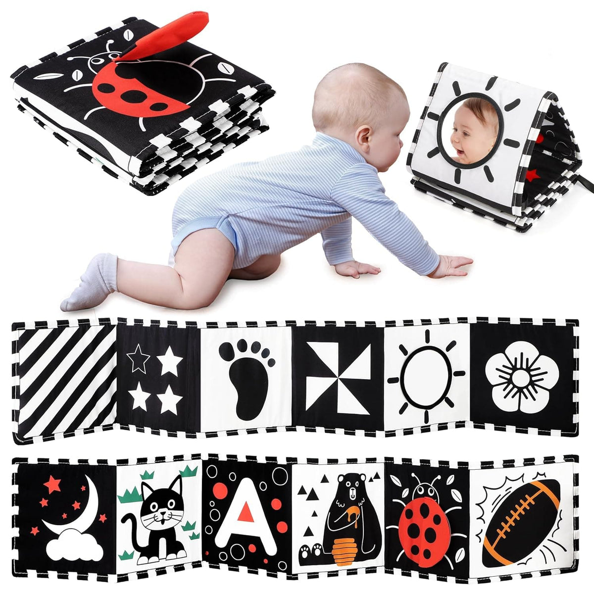 Livre sensoriel Montessori pour bébé