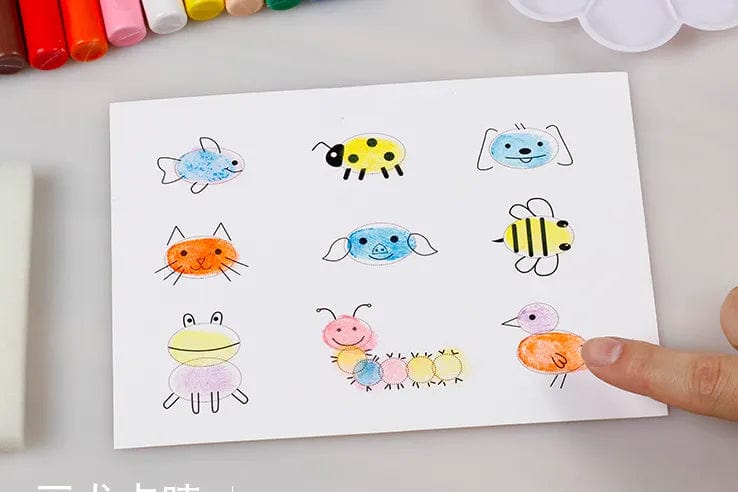 Le Guide Artistique de Peinture au Doigt Montessori