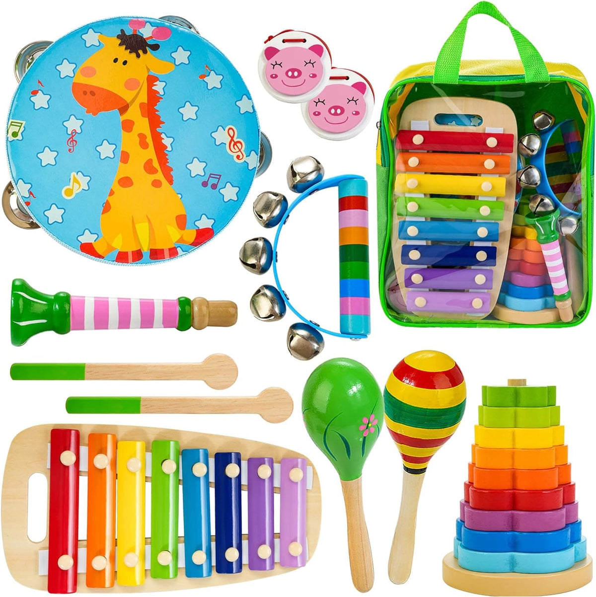 Collection d'instruments de musique Montessori