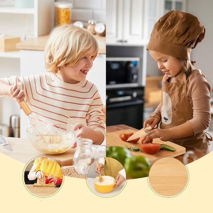 Ensemble de cuisine en bois pour enfants - Éco Kidz