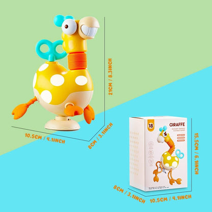 Girafe sensorielle Montessori en silicone - Éveil Sensoriel