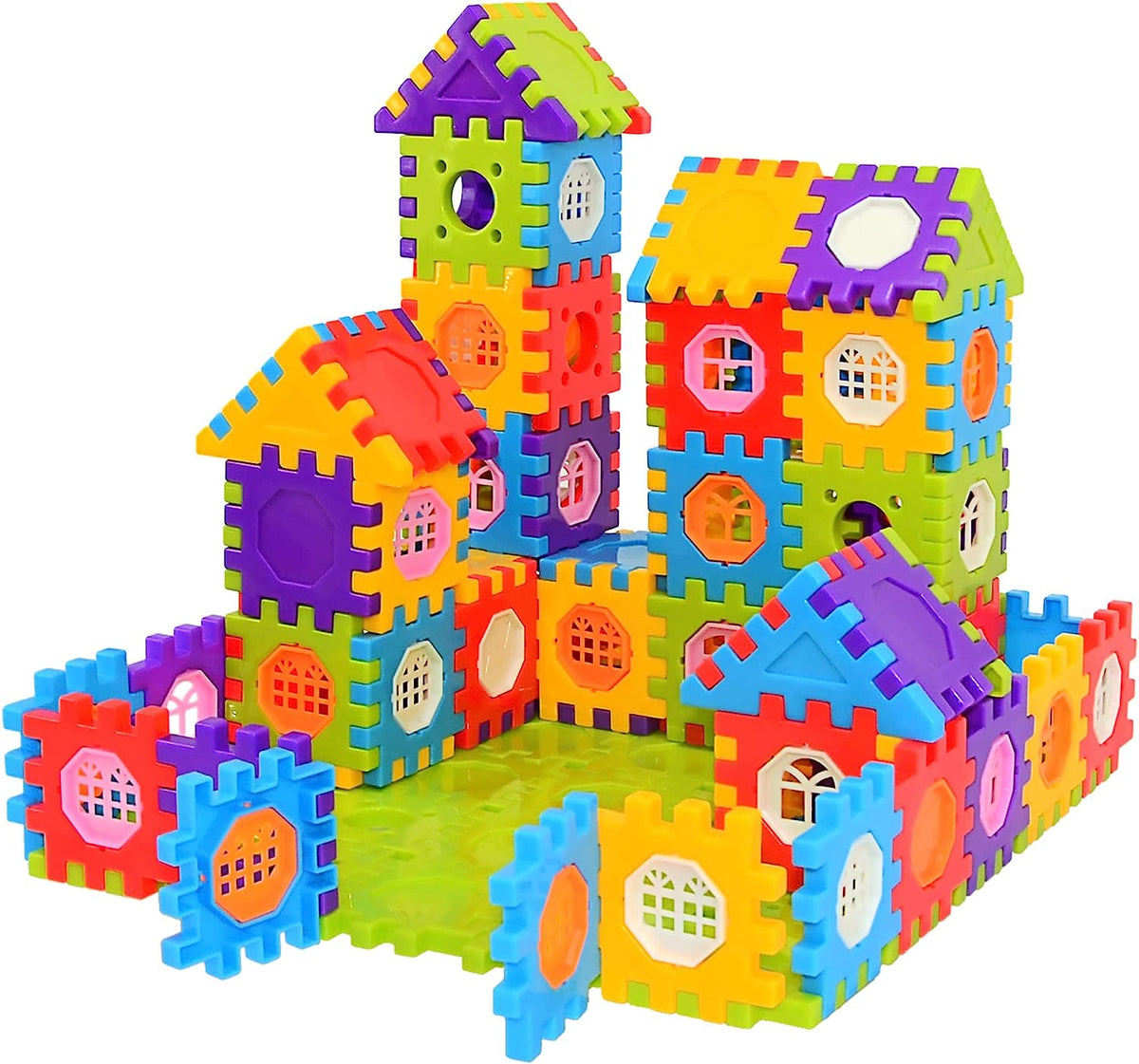Blocs de construction Montessori emboîtables - Set de 150 pièces
