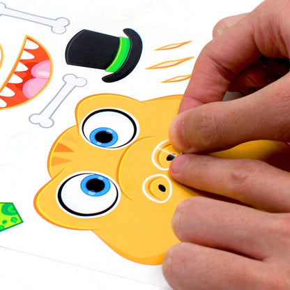 Feuilles de stickers Make-a-face Premium (36 pièces)