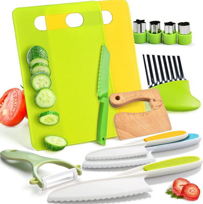 Ensemble Montessori d'Ustensiles de Cuisine (13 pièces)