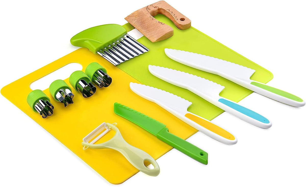 Ensemble Montessori d'Ustensiles de Cuisine (13 pièces)
