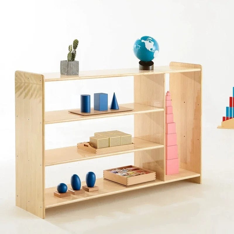 Armoire de rangement en bois Montessori