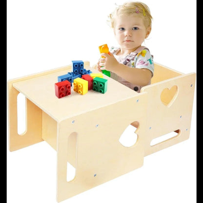 Table et chaise Montessori - Édition Spéciale 4 en 1